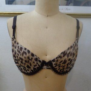 Marilyn Monroe by Warners Leopard Print Bra 36 A